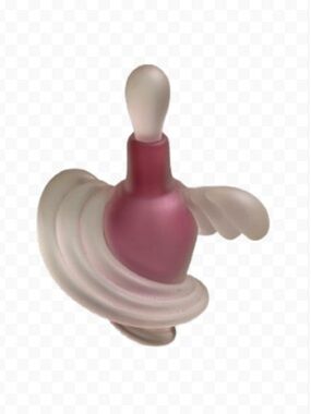 1991 Perfume Bottle Vitrix Art Glass Frosted Tapered Artist Signed RARE FIND